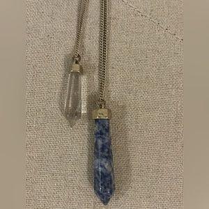 Gold Crystal Layered Necklace